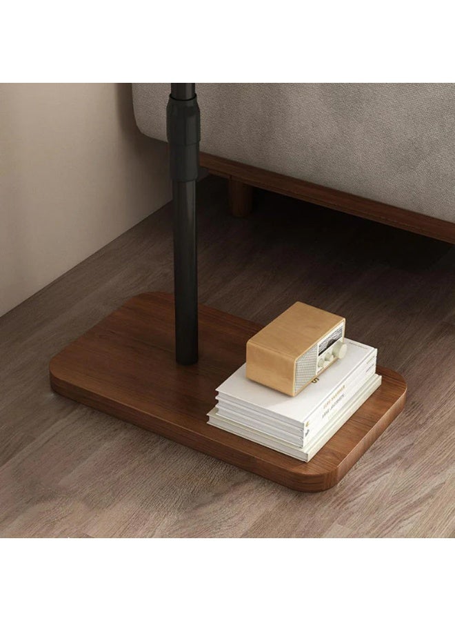 DubaiGallery طاولة أريكة قابلة للتعديل محمولة بتشطيب خشبي، طاولة لابتوب ووجبات خفيفة للكنبة والسرير، تعديل ارتفاع مريح 60–90 سم للاستخدام الداخلي المريح - Image 3